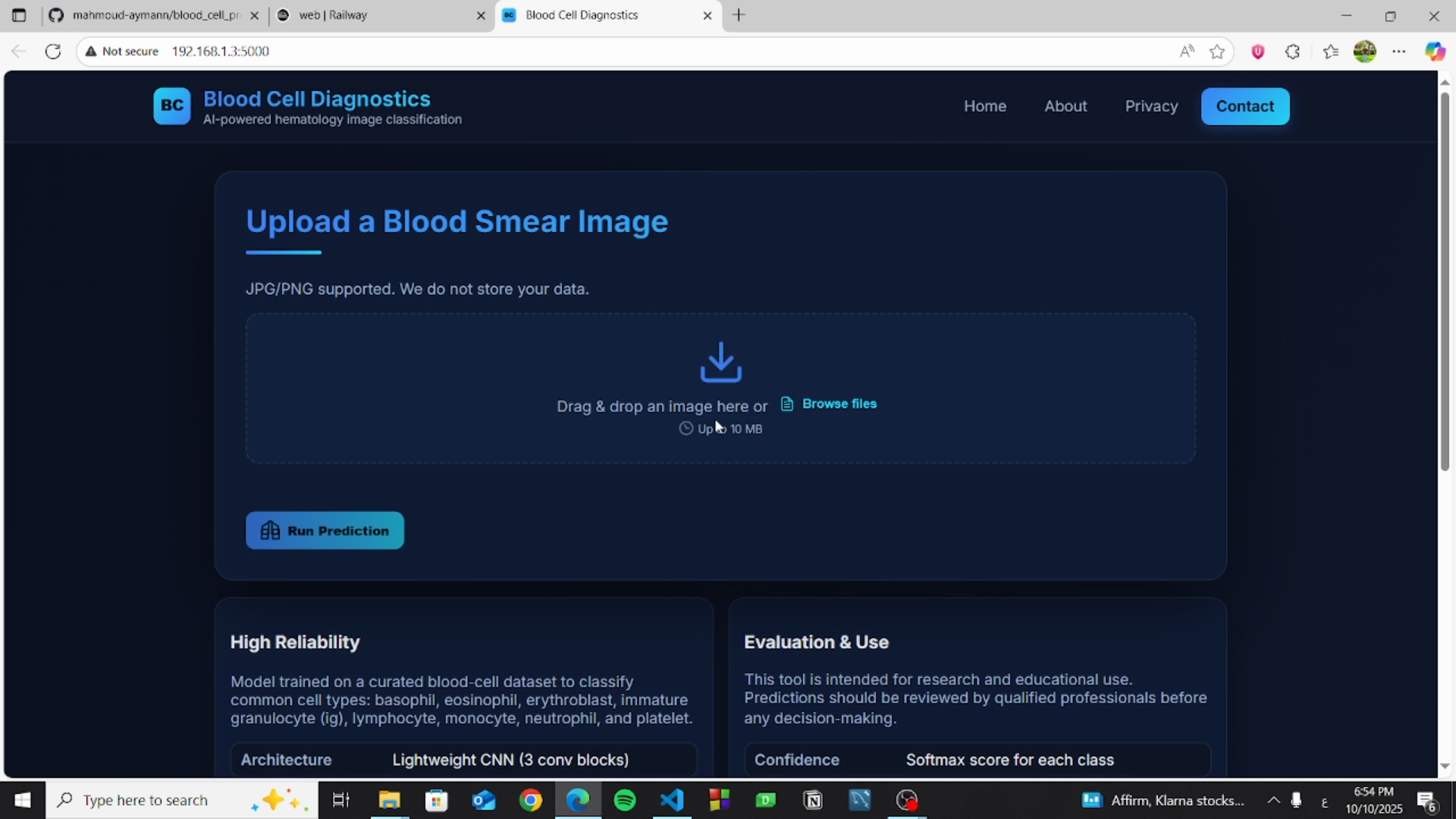 Blood Cell Diagnostics